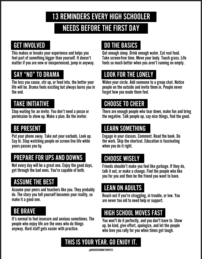 13 reminders