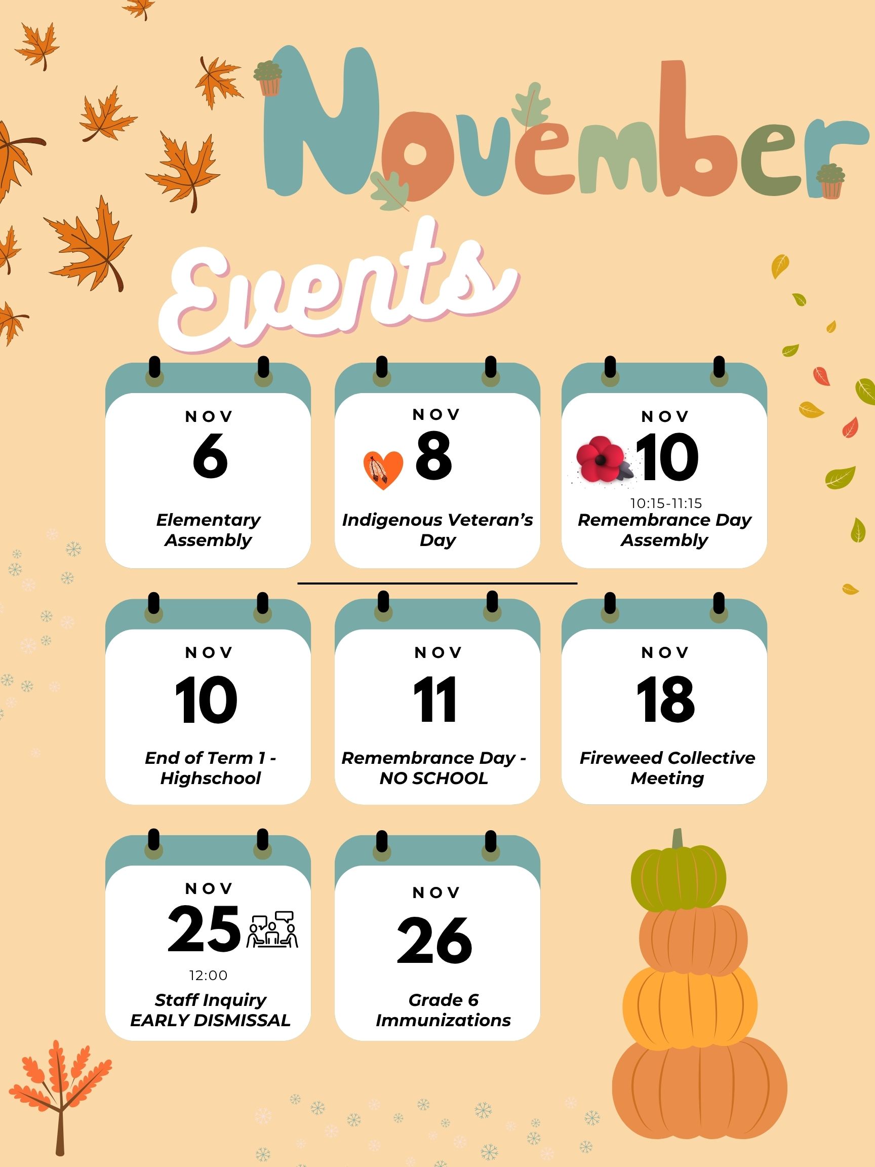 November Events
